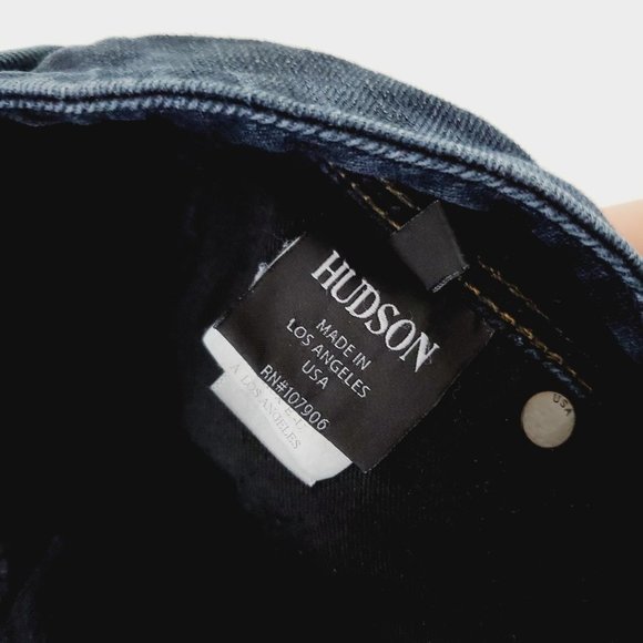 Hudson Jeans Collin Skinny Flap Pocket Dark Blue 26 - Picture 8 of 13